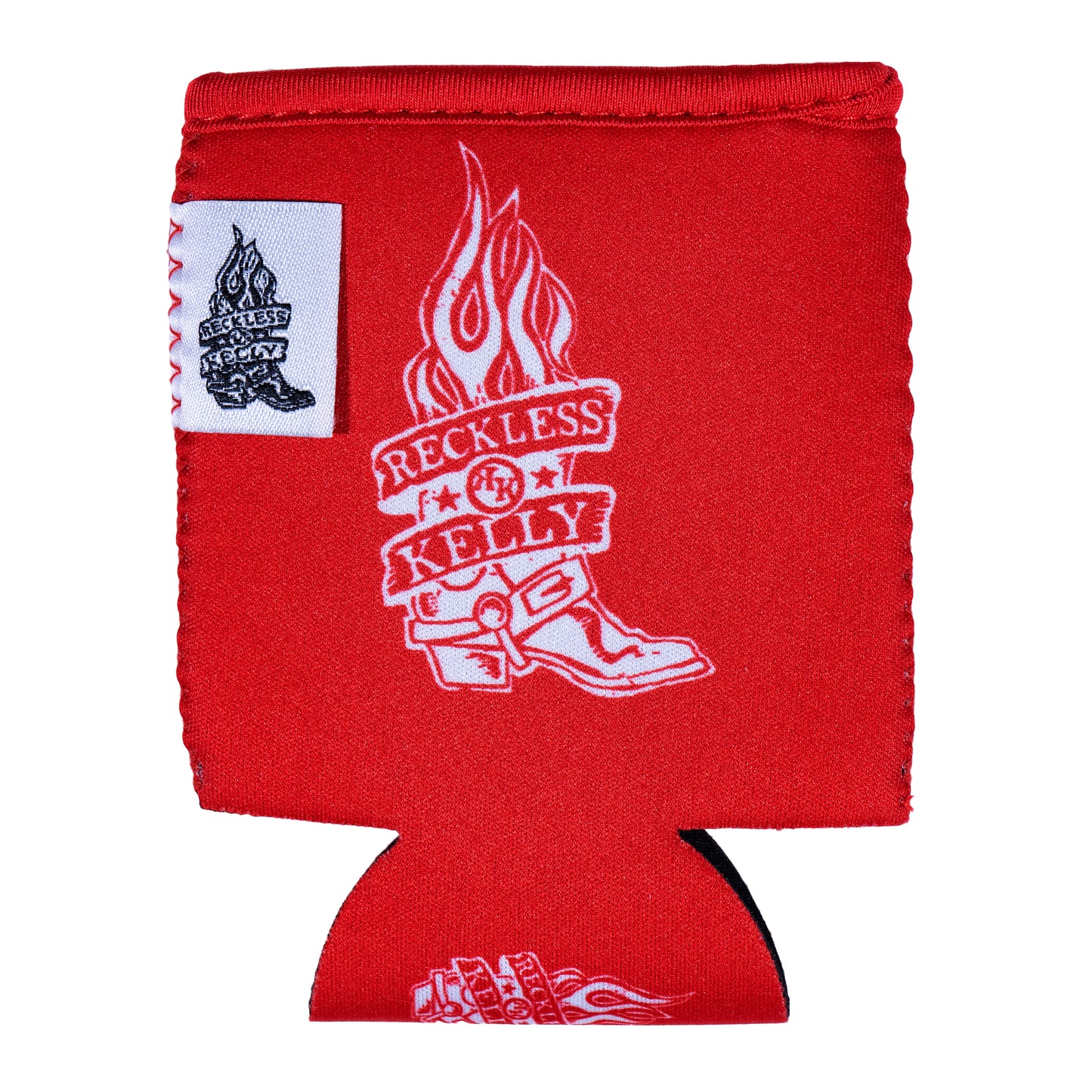 Red RK Boot Koozie