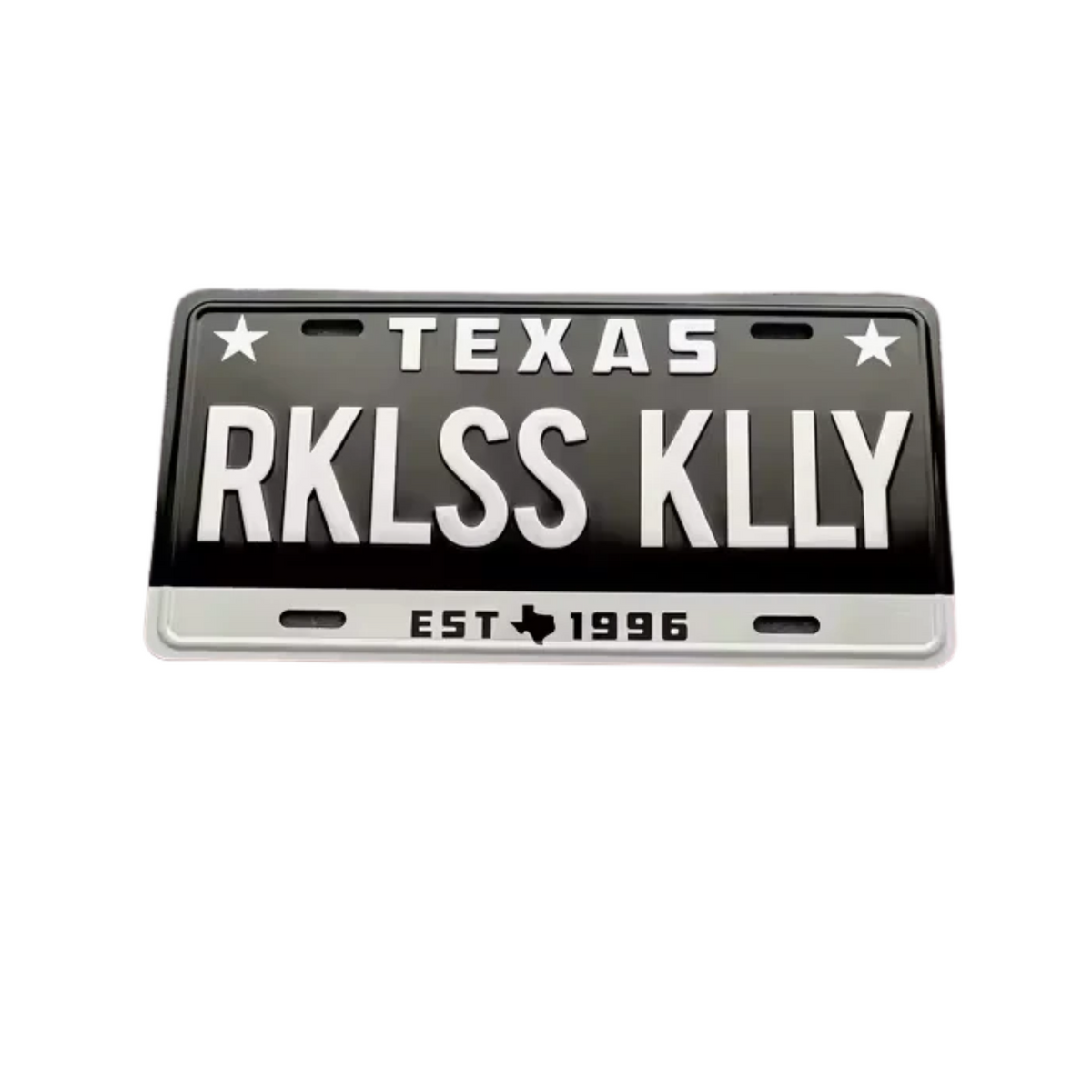 RKLSS KLLY Retro Texas License Plate