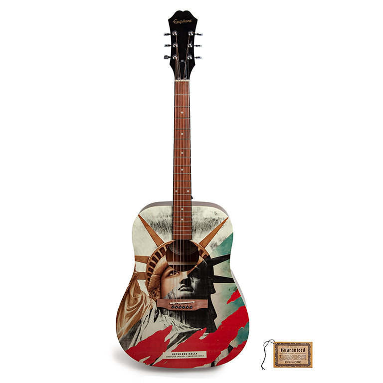 American Jackpot American Girls Guitar Autographed by Reckless Kelly