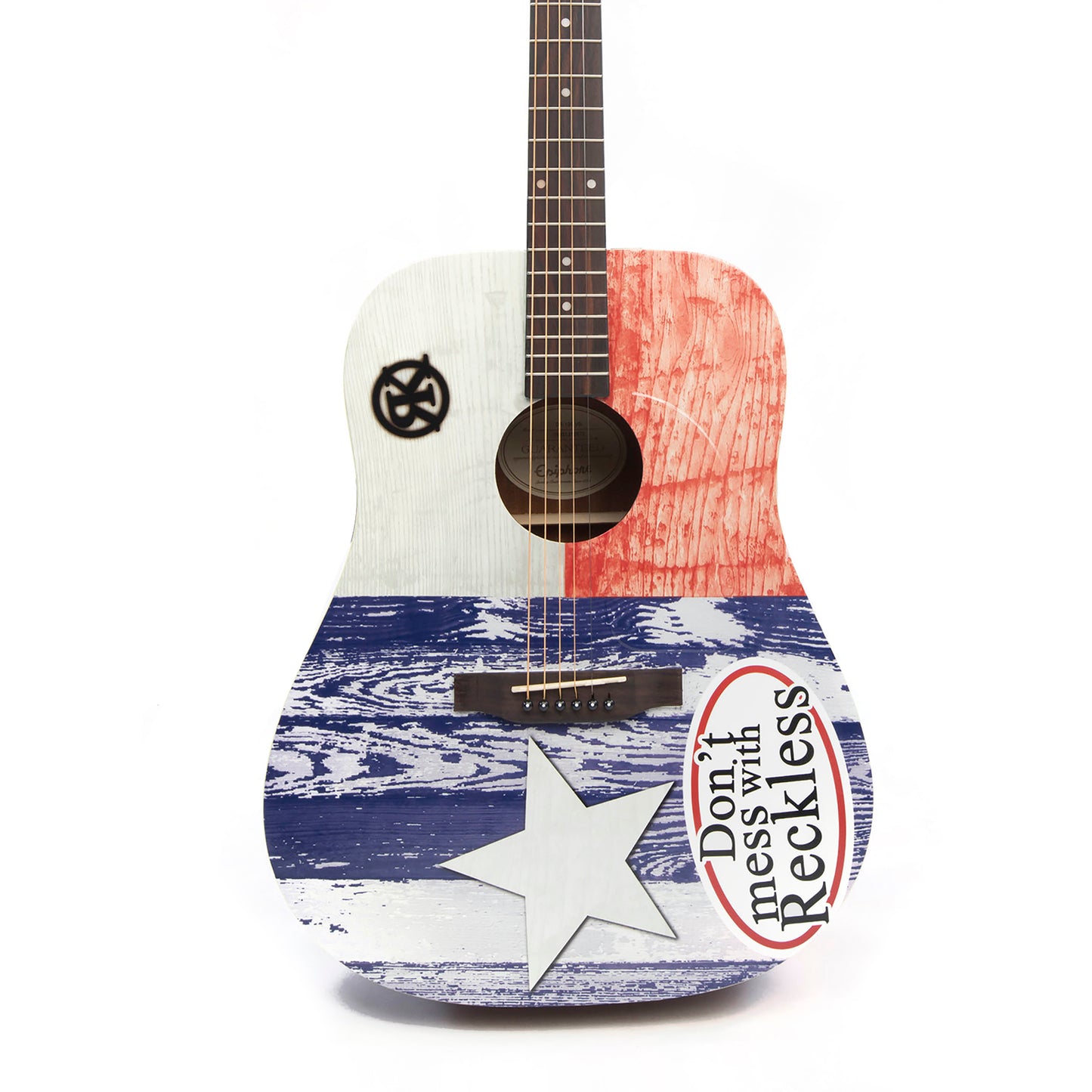 Don't Mess With Reckless Guitar - AUTOGRAPHED BY RECKLESS KELLY
