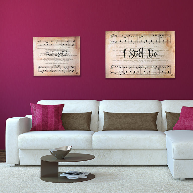 "I Still Do" Lyric Wall Art