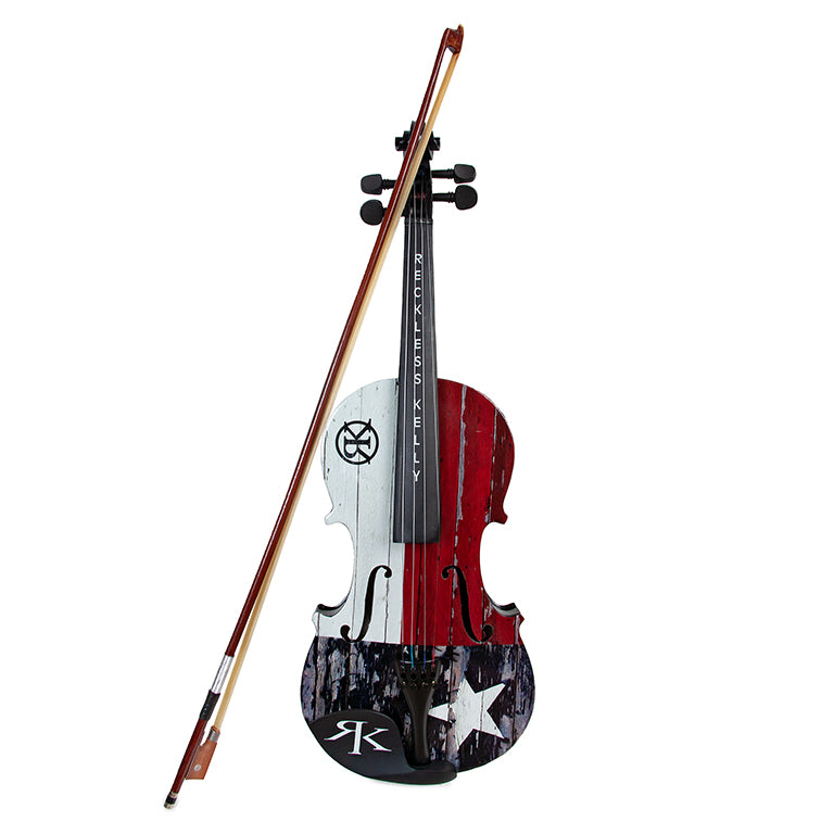 Texas Flag Fiddle w/ Case