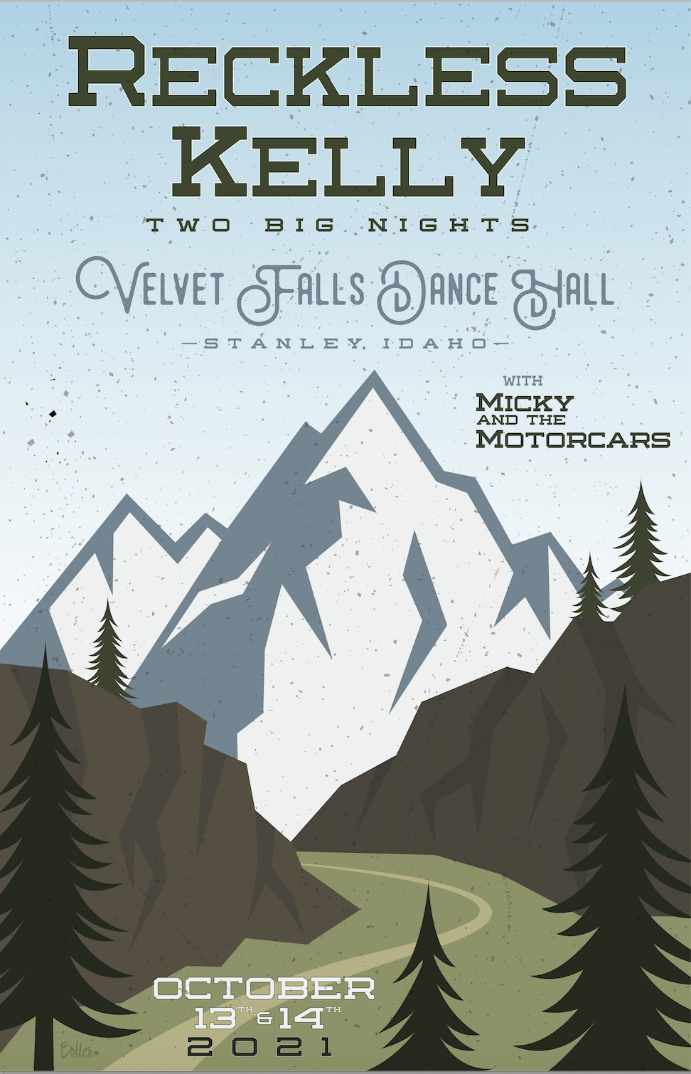 Mountain Village Velvet Falls Dance Hall, Stanley, ID (10/1321 & 10/14/21)