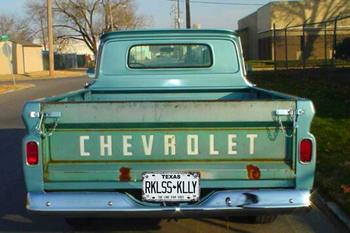 RK Aluminum License Plate