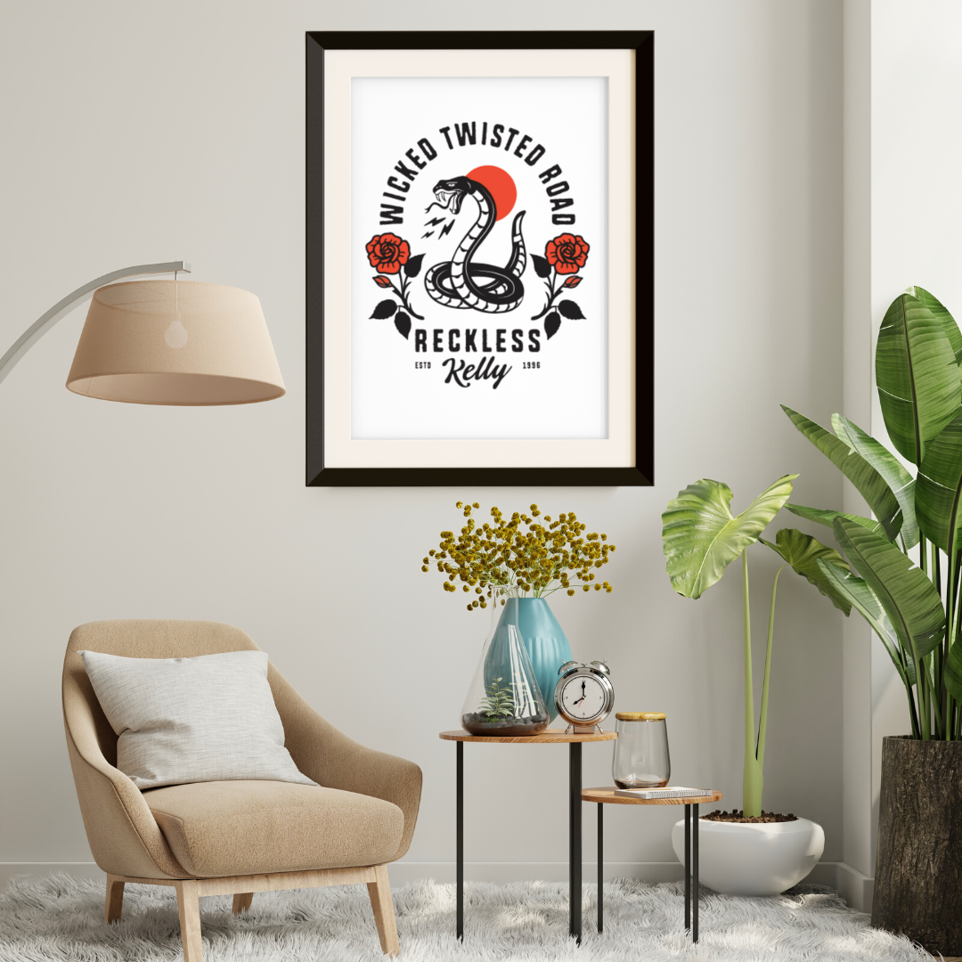 WTR 20th Anniversary Limited Edition Screen Printed Poster - Numbered  100/100