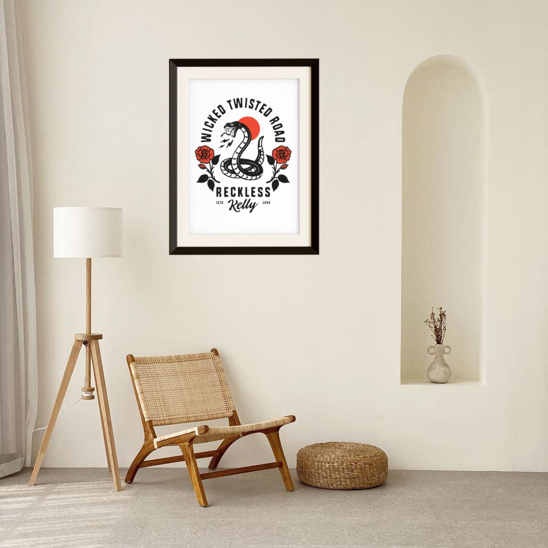 WTR 20th Anniversary Limited Edition Screen Printed Poster - Numbered  100/100