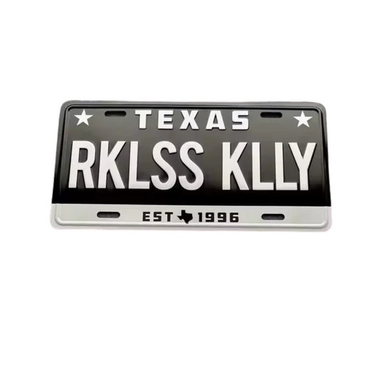 RKLSS KLLY Retro Texas License Plate