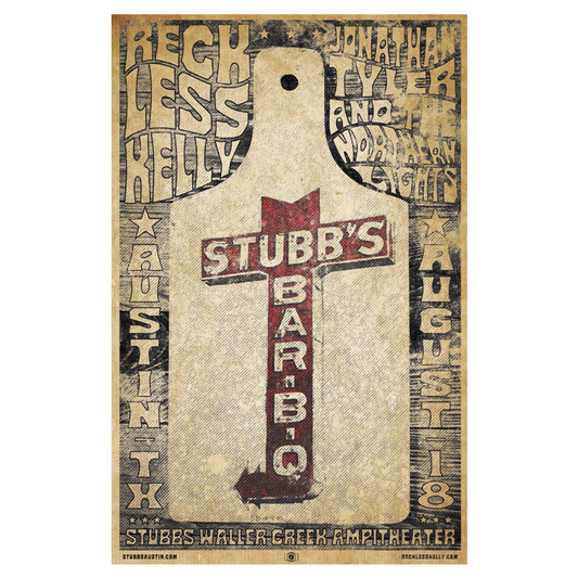 Stubb's, Austin, TX (2023) Concert Poster