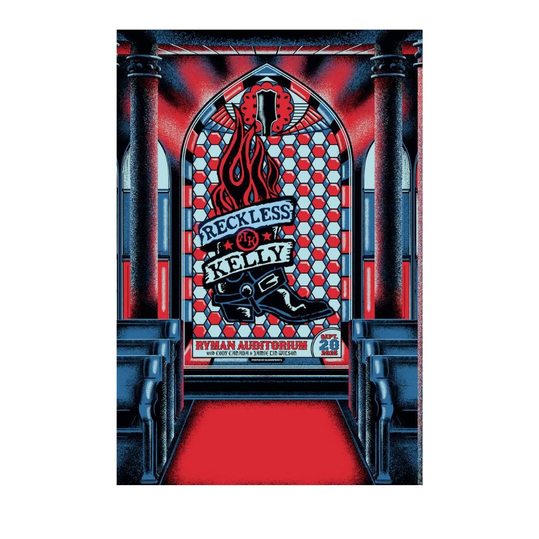 Ryman Concert Poster 9/20/25 - Limited Edition 100/100
