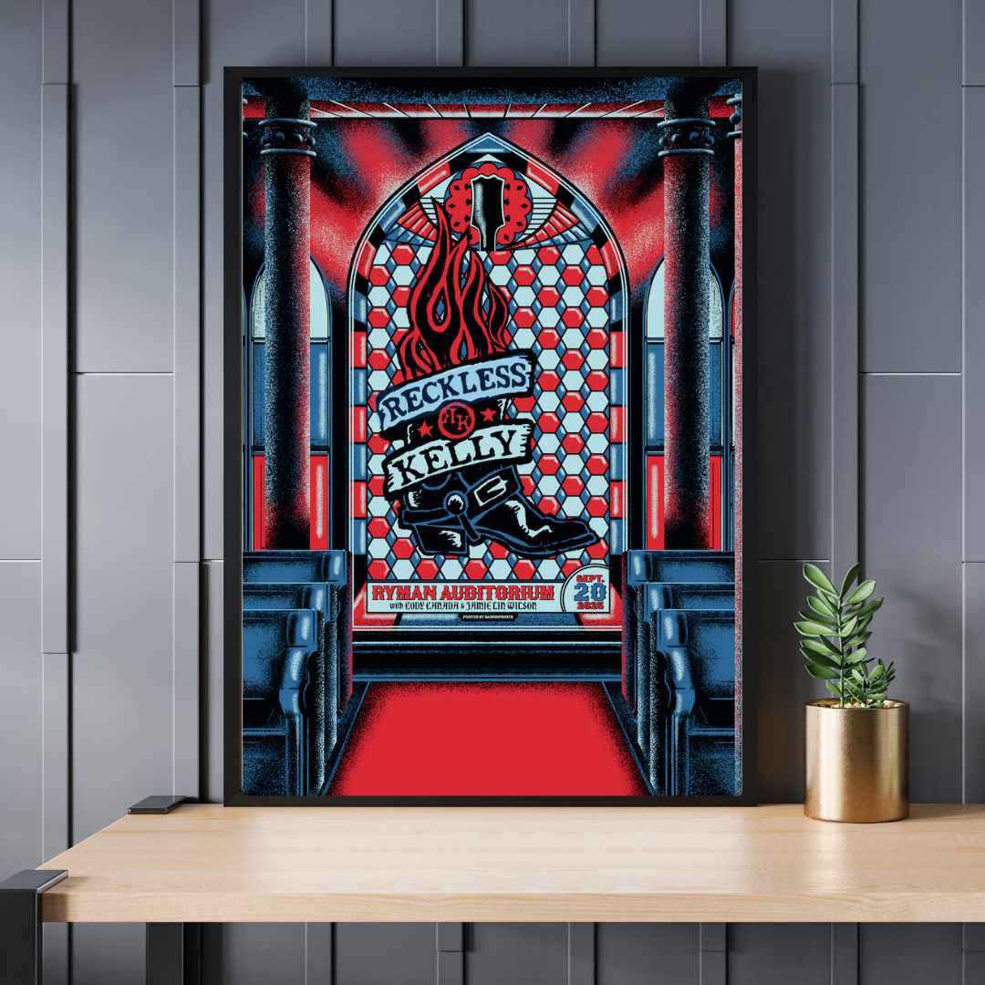 Ryman Concert Poster 9/20/25 - Limited Edition 100/100