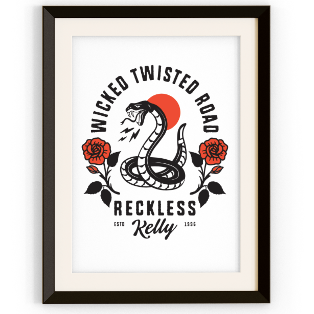 WTR 20th Anniversary Limited Edition Screen Printed Poster - Numbered  100/100
