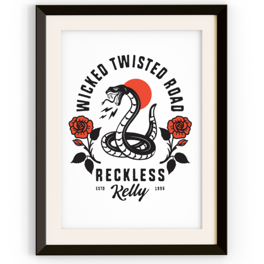 WTR 20th Anniversary Limited Edition Screen Printed Poster - Numbered  100/100