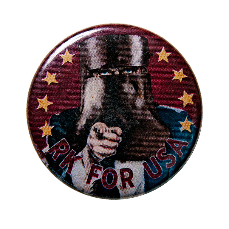 RK For USA Pin-Back Button