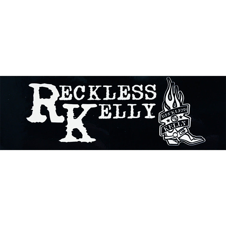 Reckless Kelly  Boot Bumper Sticker