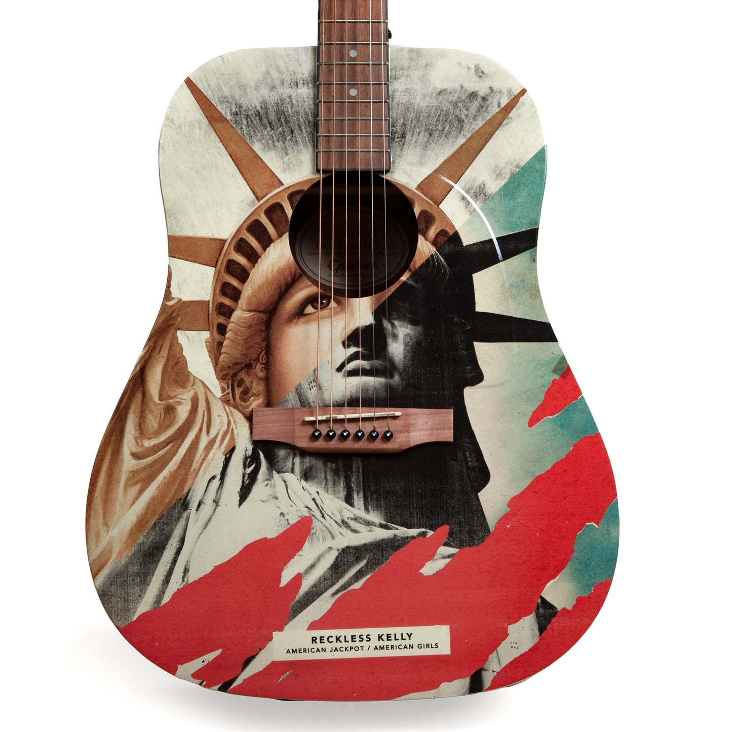 American Jackpot / American Girls Guitar - Autographed by Reckless Kelly