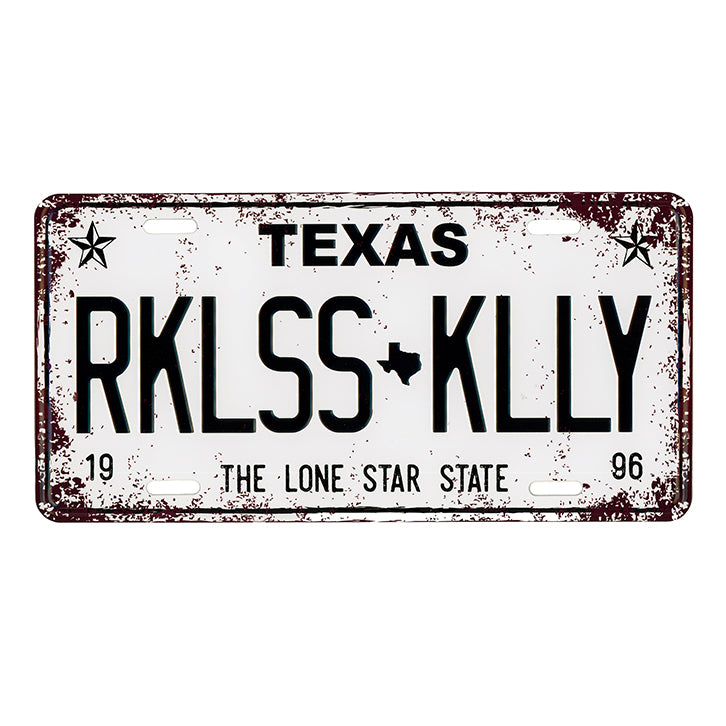 RK Aluminum License Plate