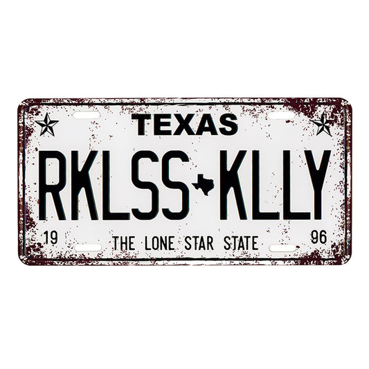 RK Aluminum License Plate