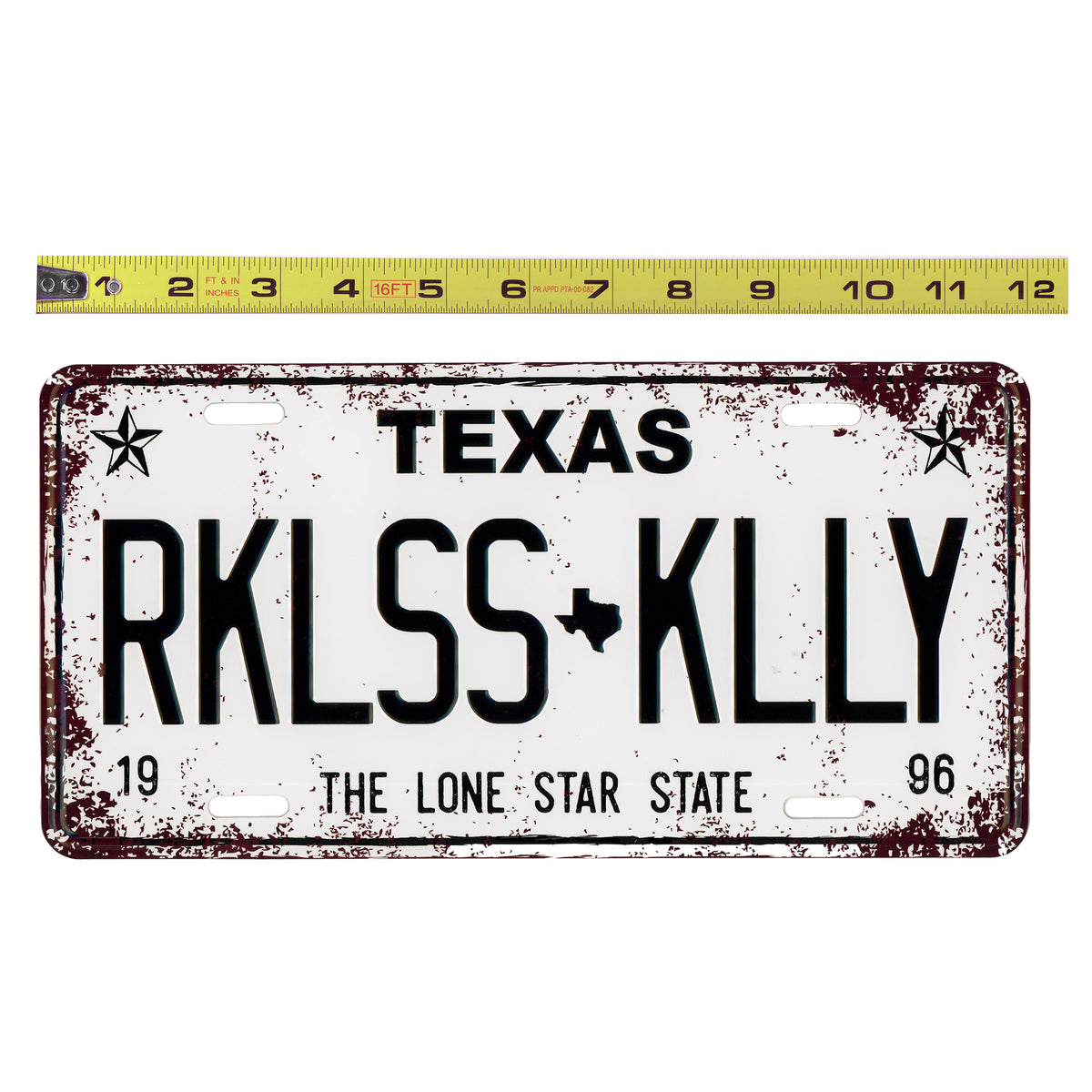 RK Aluminum License Plate