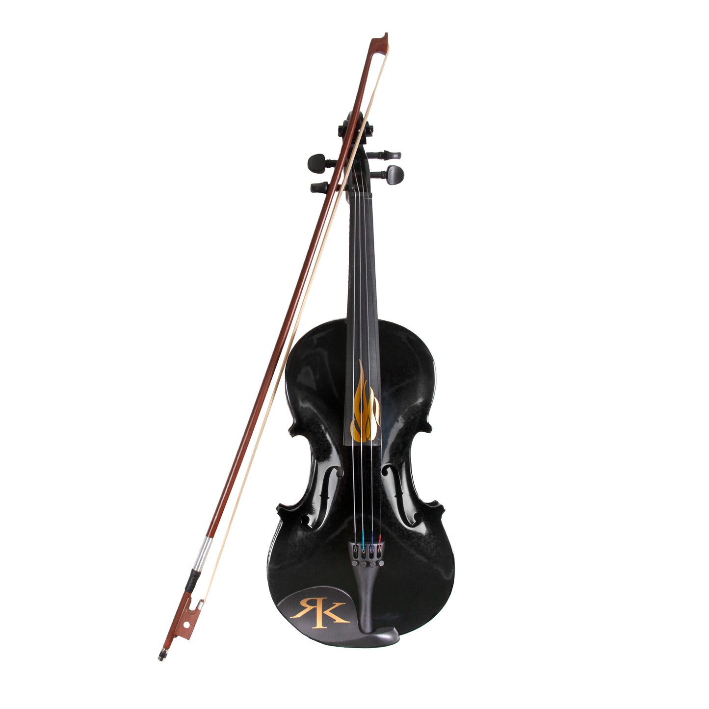 Flame  Fiddle Black w/ Case - Autographed by RK