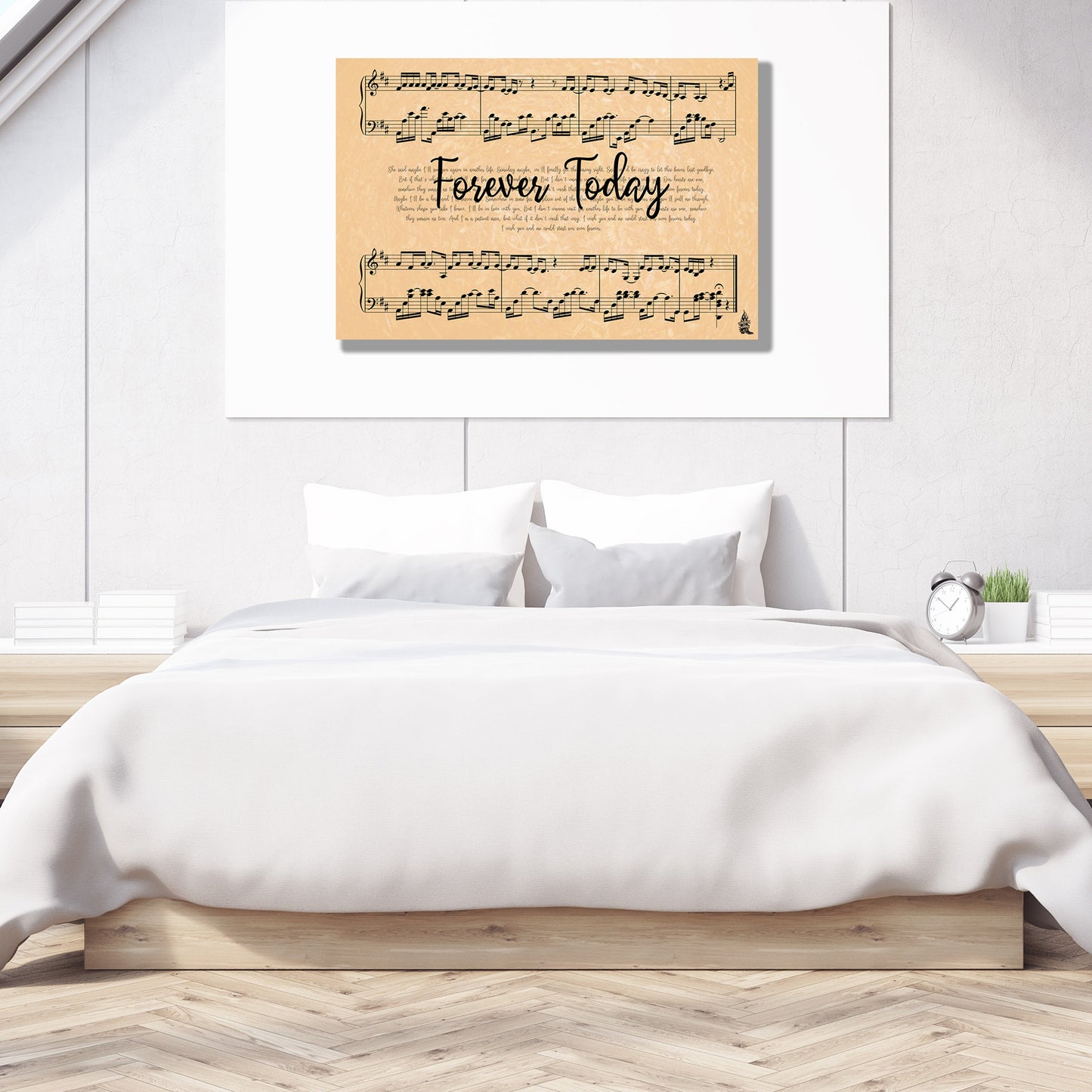 "Forever Today" Lyric Wall Art