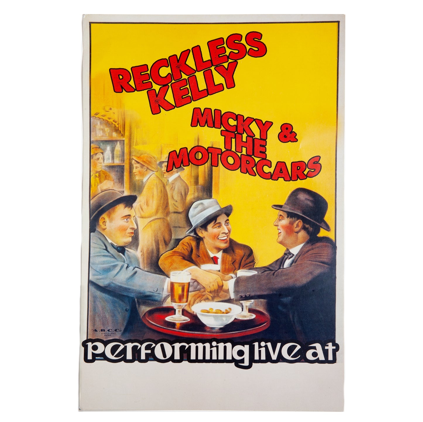 Reckless Kelly / Micky And The Motorcars Tour Poster