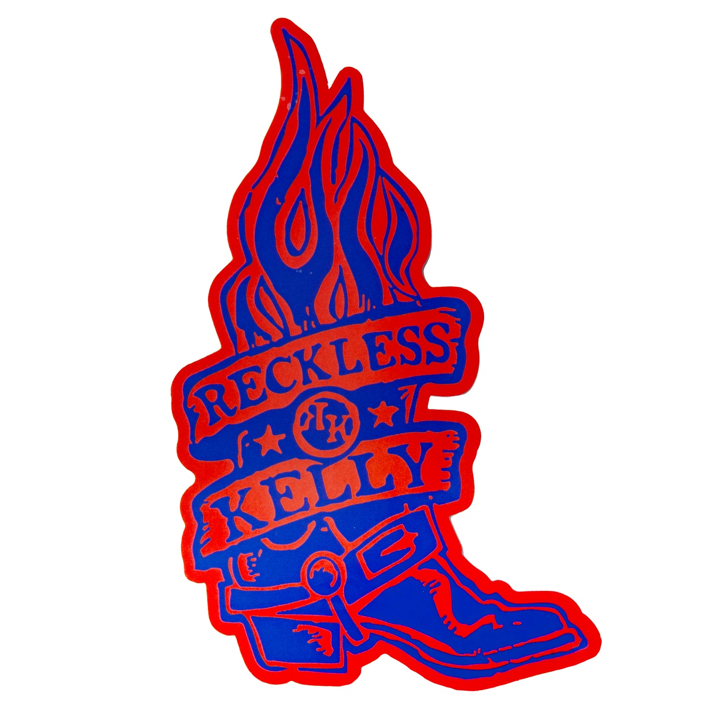 College Color RK Boot Stickers – Reckless Kelly