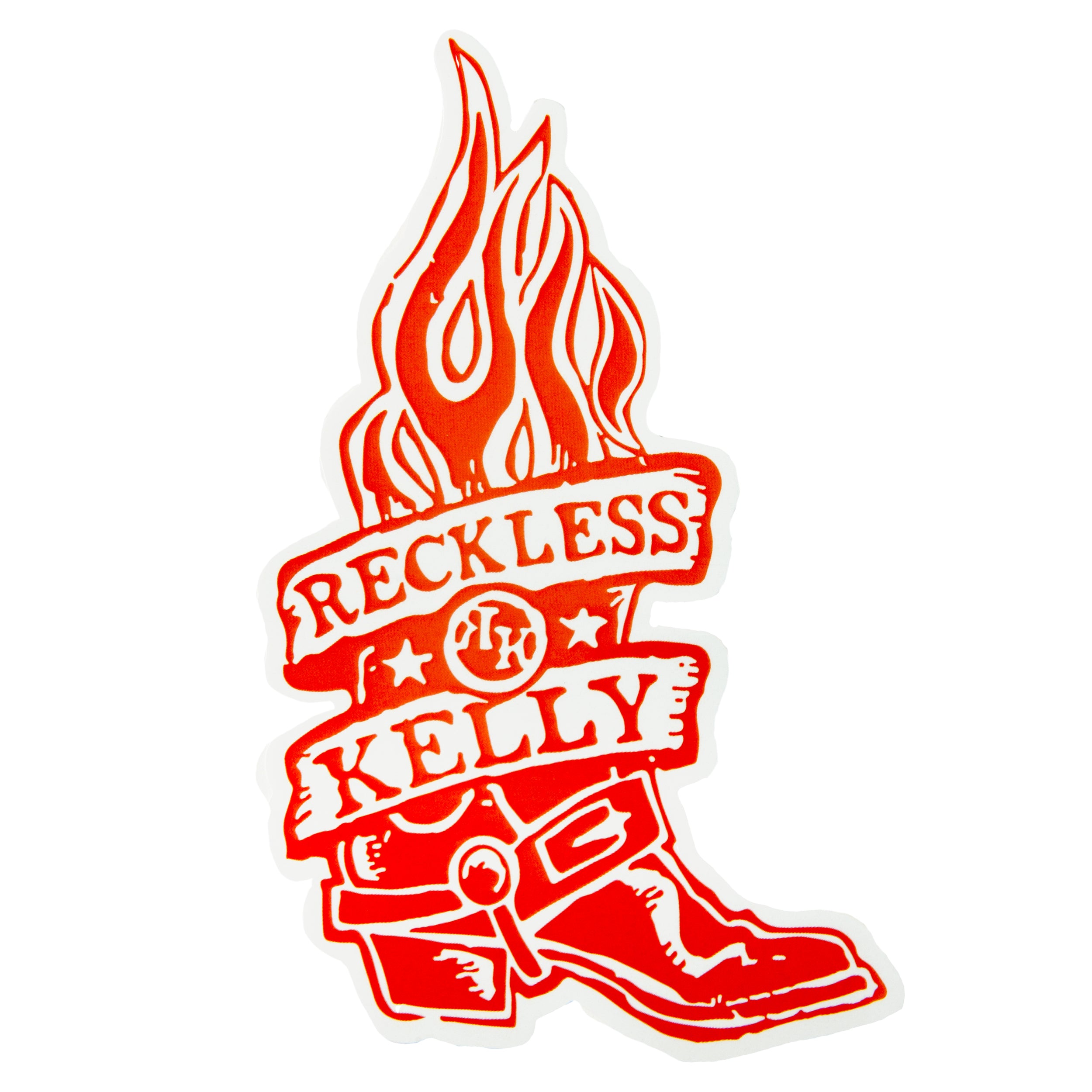 College Color RK Boot Stickers – Reckless Kelly