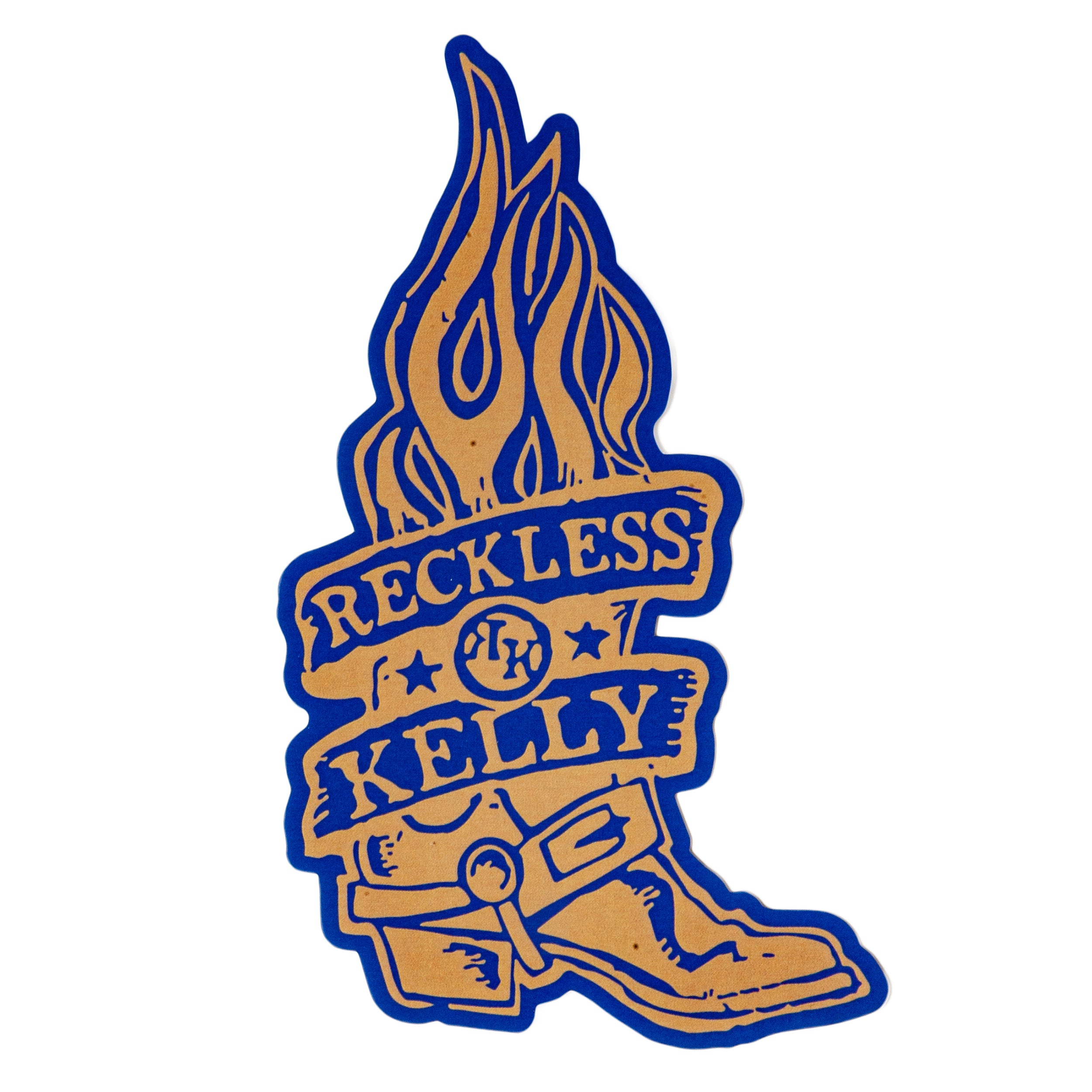 College Color RK Boot Stickers – Reckless Kelly