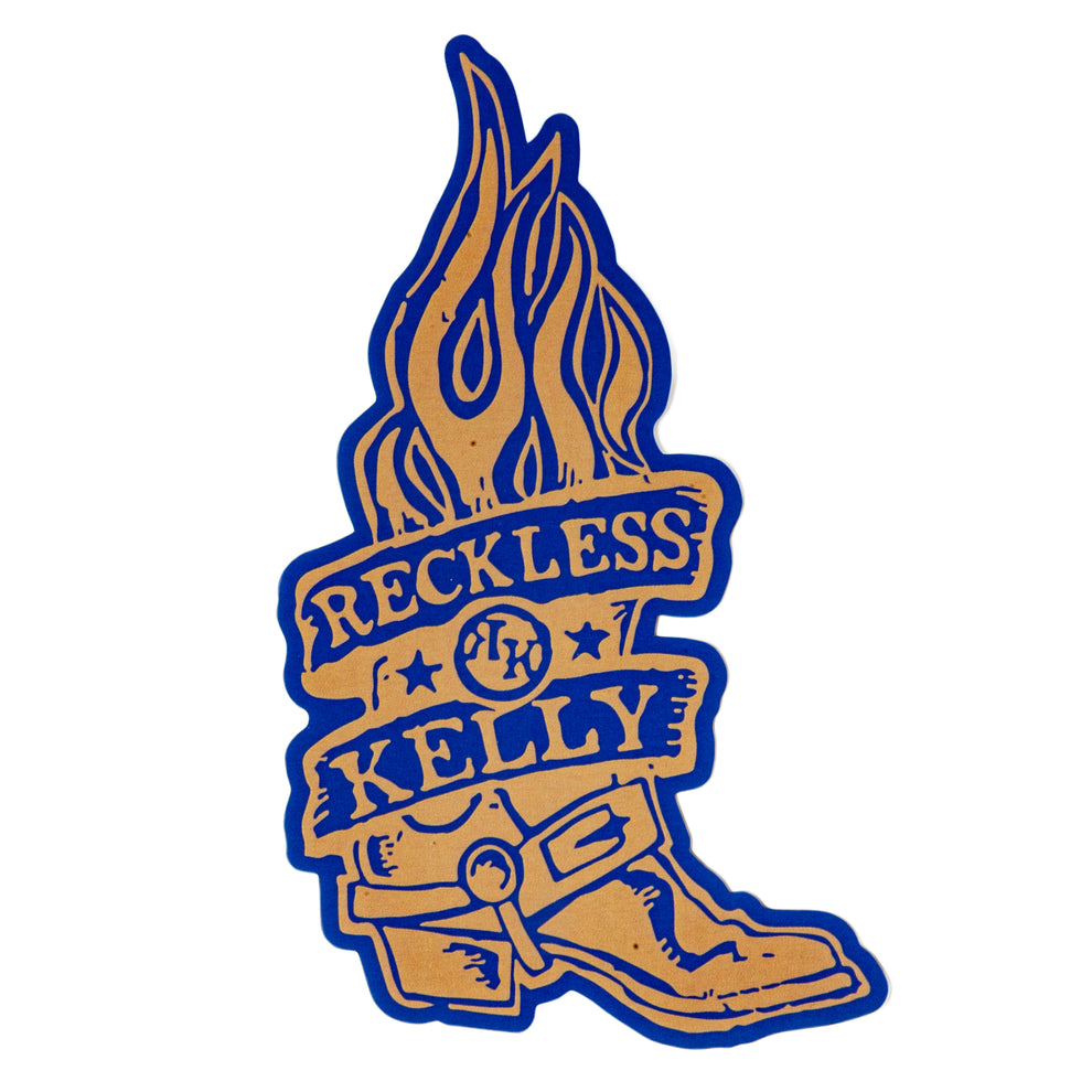 College Color RK Boot Stickers – Reckless Kelly