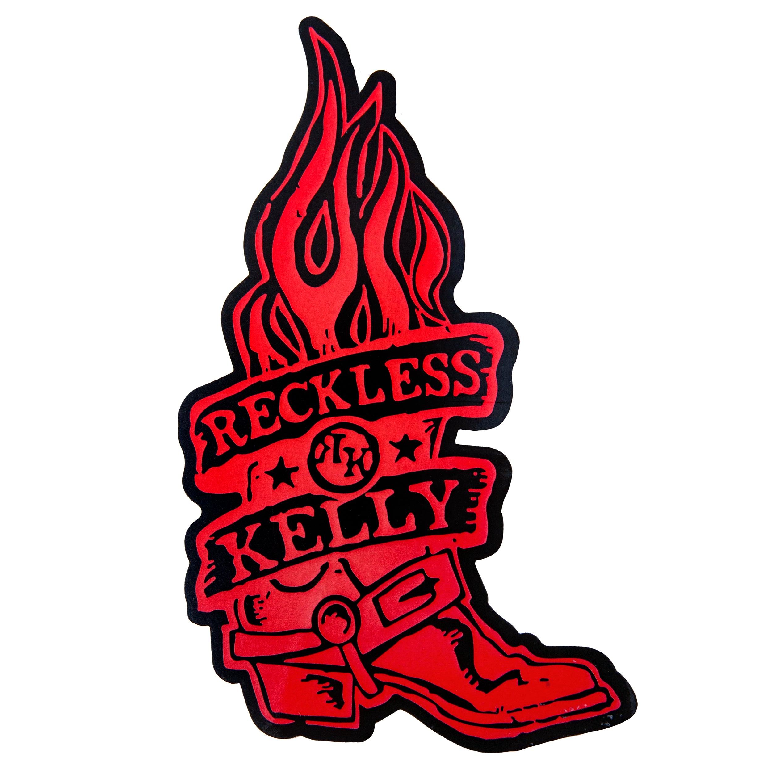 College Color RK Boot Stickers – Reckless Kelly